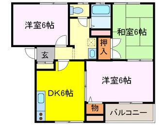 間取図 伊勢の森ハイツＣ棟