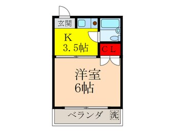 間取図 トマトハイツ