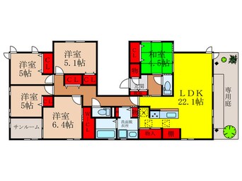 間取図 フォレストクレイン