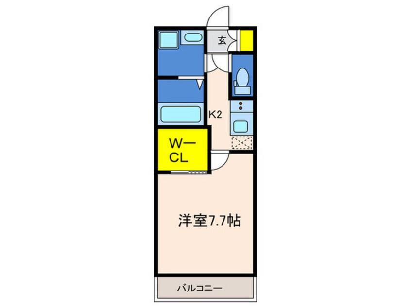 間取図 エスト－ネハ－バ－ランド(1405)