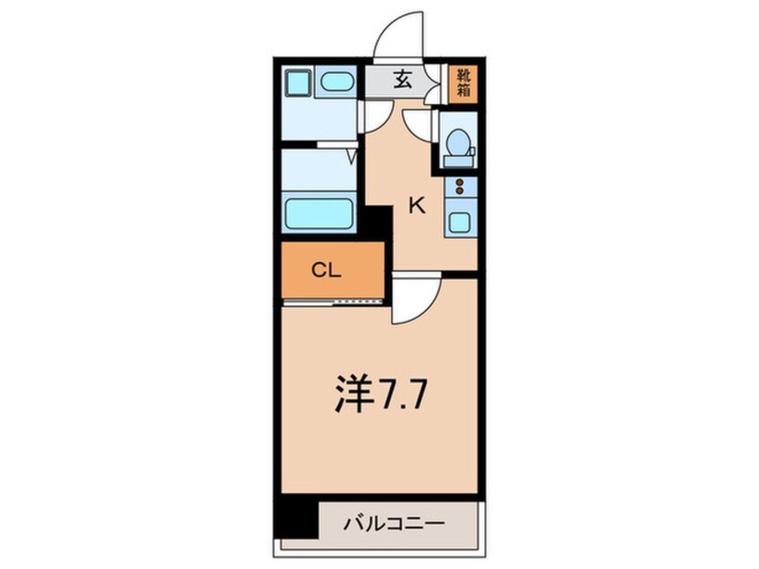 間取図 エスト－ネハ－バ－ランド（1406