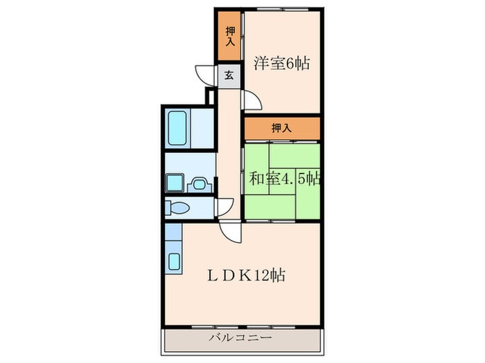 間取り図 グランデ－ジ武庫川