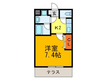 間取図 ﾌｼﾞﾊﾟﾚｽﾊﾟﾙﾄﾈ-ﾙさとのⅡ番館