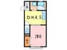 Ｌａ　Ｔｅｒｒｅ 1DKの間取り