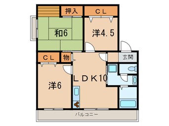 間取図 西芦屋グリ－ンハウス