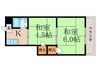 ジョイフル双栄 2Kの間取り