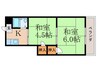 ジョイフル双栄 2Kの間取り