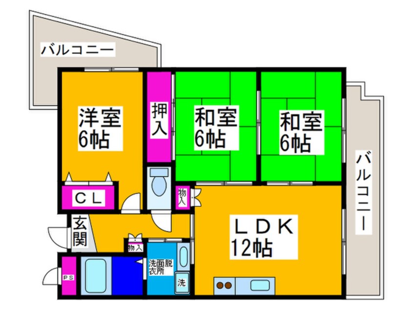 間取図 カミ－ノショウナン