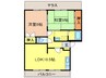 アメニティ草部 2LDKの間取り