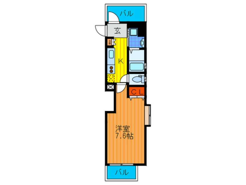 間取図 ウィング新北野