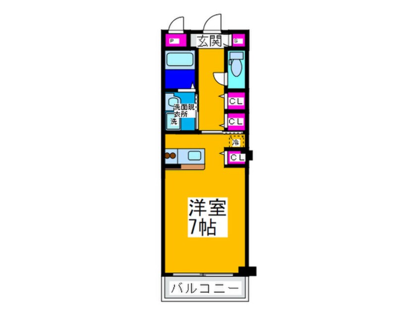 間取図 サニーキャンプ・東雲Ⅱ