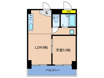 間取図 コープ野村梅田Ａ棟(1304)