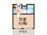 ノ－スアイランド 1Kの間取り