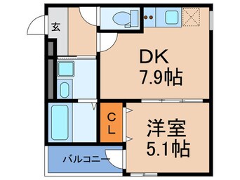 間取図 ﾌｼﾞﾊﾟﾚｽ平野上町ｳｴｽﾄ