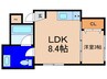 Ｌｅｇｇｅｒｏ中山 1LDKの間取り