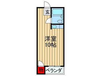 間取図 コンフォ－ト津田