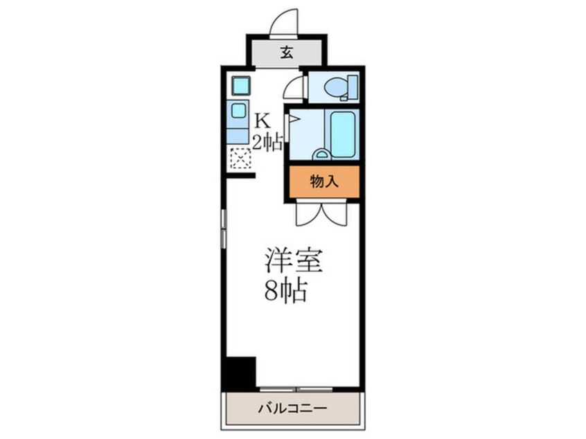 間取図 ツヴァイ・バ－ム・宝ヶ池