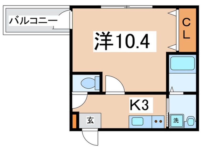 間取図 フジパレス　長原Ⅰ番館