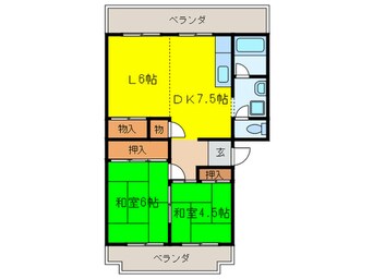 間取図 前川ハイツ