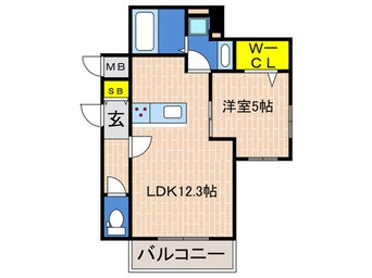 間取図 アパルトマン大倉山