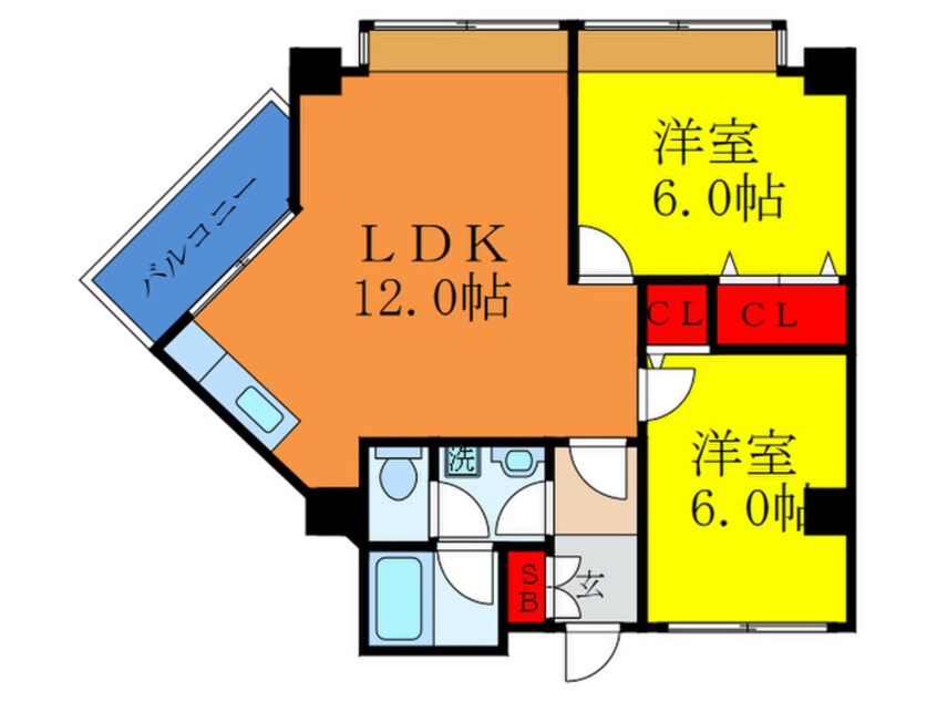 間取図 メゾン豊新