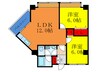 メゾン豊新 2LDKの間取り