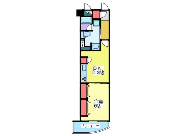 間取り図 ノステルコ－ト夕陽丘
