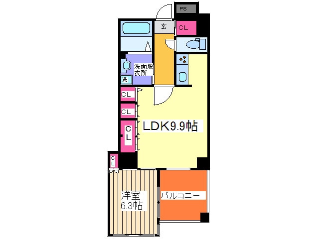 間取り図 ノステルコ－ト夕陽丘