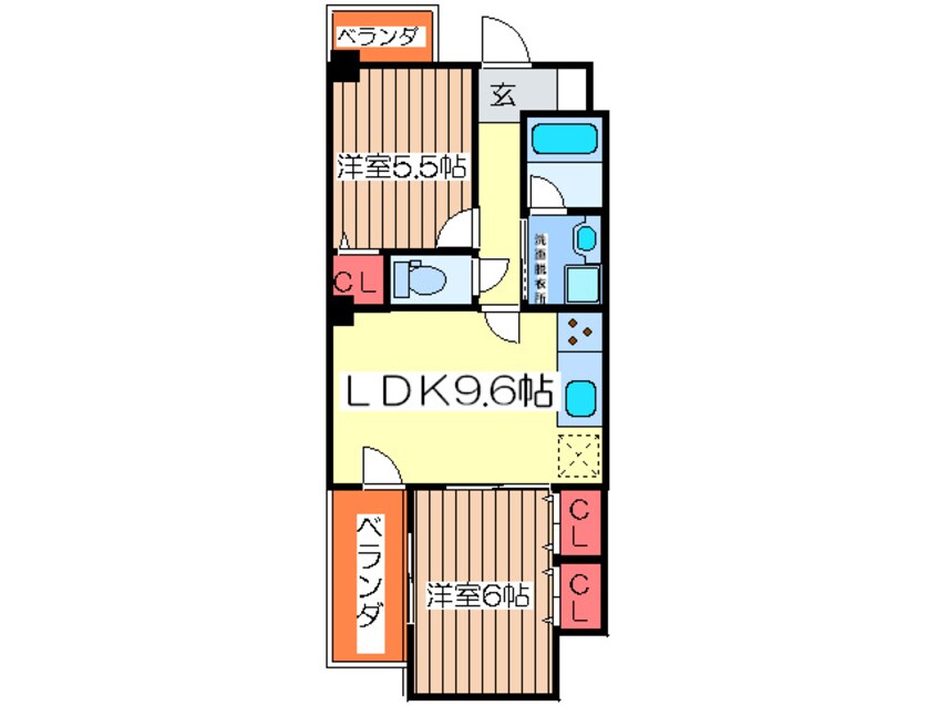 間取図 ノステルコ－ト夕陽丘