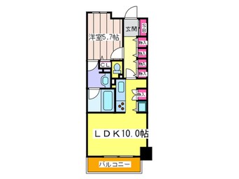 間取図 ノステルコ－ト夕陽丘