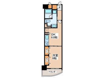 間取図 ノステルコ－ト夕陽丘