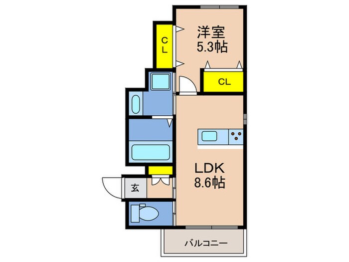 間取り図 Radiant Asahidori