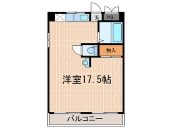 間取図 ラレジェ－ル廣瀬