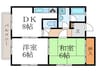 大塚マンション 2DKの間取り