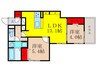 D-residence東太田 2LDKの間取り