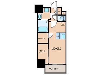間取図 セレニテ夕陽丘エクラ