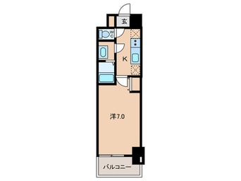 間取図 セレニテ夕陽丘エクラ