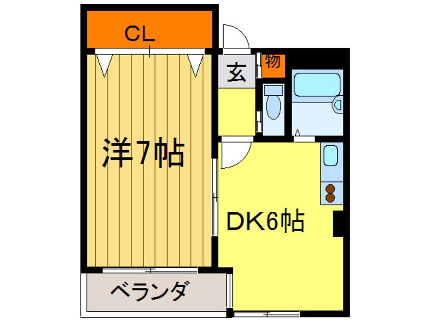 間取図 グリ－ンヒル鞍馬口