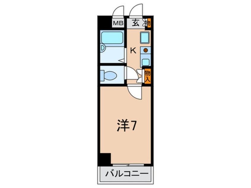 間取図 ハイム フクジュ