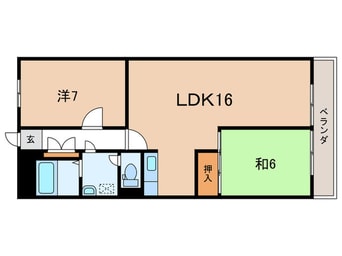 間取図 第２コ－ポ藤岡