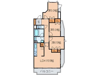 間取図 アーバネックス三宮磯辺通