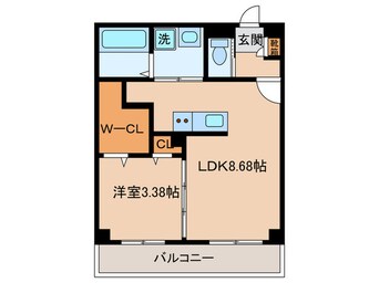 間取図 リベラ山坂