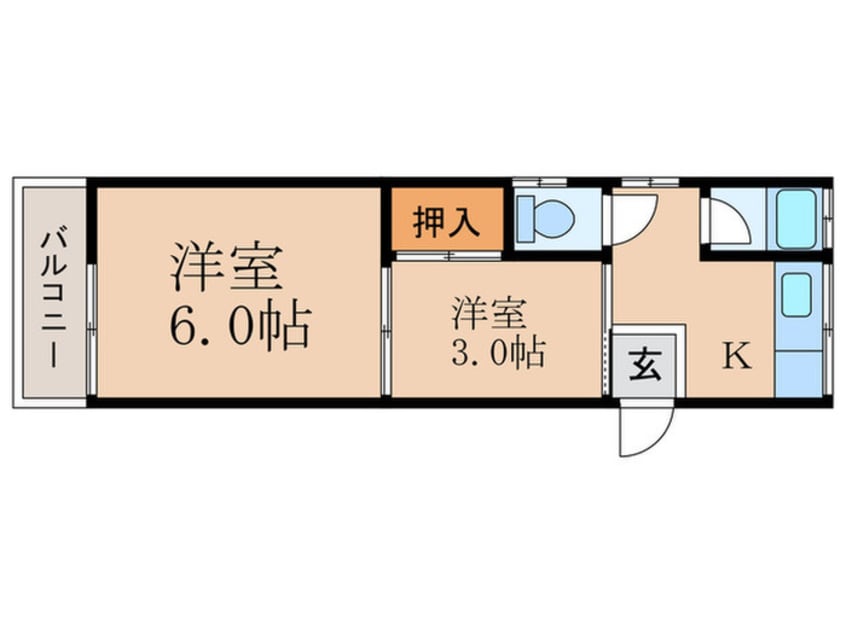 間取図 パルフェ山科