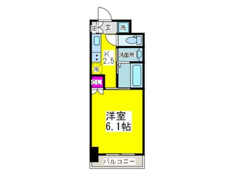 間取図 ＭＡＸＩＶ大阪堺(502)