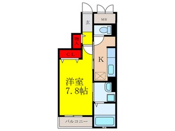 間取図 レーブ　ポルト