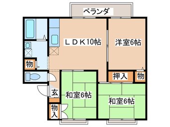 間取図 メゾンフヨウ