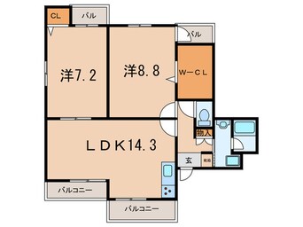 間取図 カロ 甲子園口