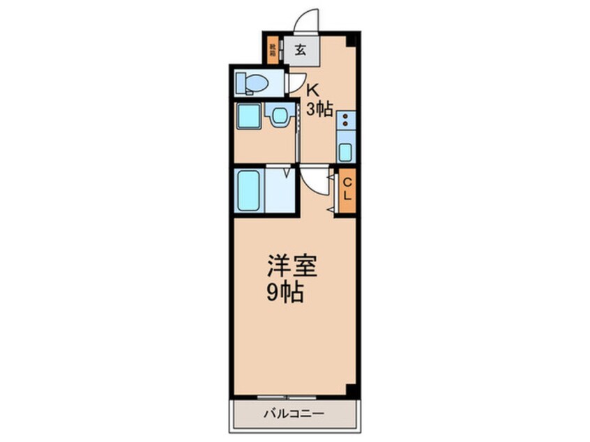 間取図 ル・クール長瀬