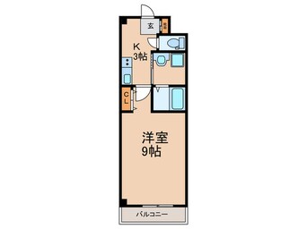 間取図 ル・クール長瀬