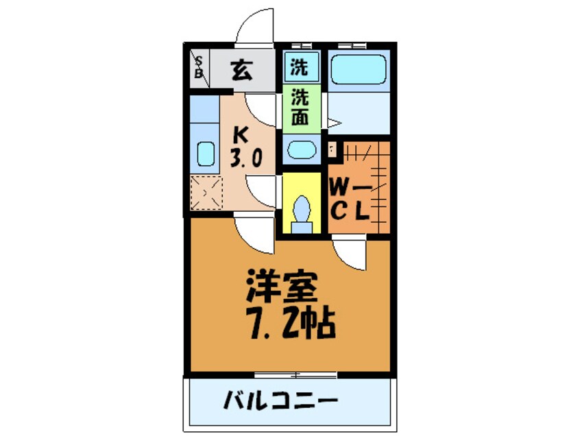 間取図 ウエストサイドリバ－Ⅱ